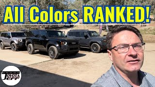 Ranking ALL 2024 Land Cruiser Colors Best to Worst [upl. by Damek]