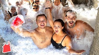 BUBBLE BATH Hot Tub Party Prank Crazy Music Video BTS [upl. by Saltsman]