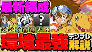 八神太一×オメガモンで新凶兆破壊！これが太一の攻略最強テンプレです！引けた人必見！！【パズドラ】 [upl. by Grati585]