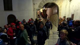 Processione a Vallepietra con le Compagnie per la festa della Santissima Trinità [upl. by Elleivad]