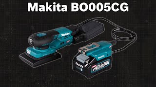 AkkuExzenterschleifer Makita BO005CG BO005CGZ  TEST  Deutsch [upl. by Noitsuj]