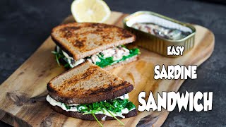 Epic Sardine Sandwich Recipe  Quick and Easy [upl. by Llenad]