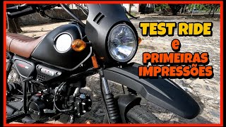 TEST RIDE NOVA SHINERAY WORKER CROSS 150 E PRIMEIRAS IMPRESSÕES [upl. by Still514]