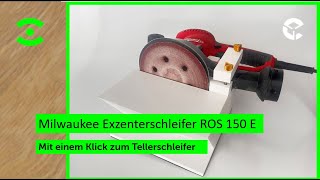 Tellerschleifer Kit für Milwaukee Exzenterschleifer ROS 150 E [upl. by Girovard]