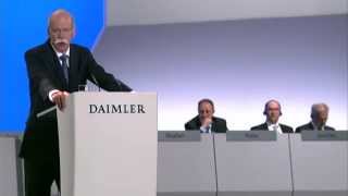 Dr Dieter Zetsche  Daimler Hauptversammlung 2014 [upl. by Sonnie963]