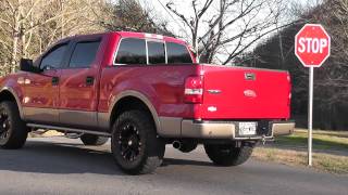 F150 54 Magnaflow Magnapacks true duals drive up and take off [upl. by Leitao]