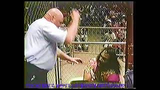 PsYcHo MikEz Masterz Of Mayhem TV  Memphis Cage Match  Jerry Lawler Vs Randy Savage  1993 [upl. by Haelat]