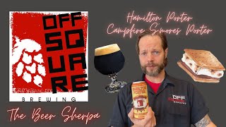 Hamilton Porter  Smoked Smores Porter  Brief Beer Breakdown [upl. by Nalim]