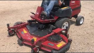 TORO GROUNDSMASTER 3280D MODEL80344 MOWER For Sale [upl. by Yttel]