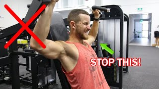 How to PROPERLY Shoulder Machine Press LEARN FAST [upl. by Bohi99]