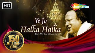 Ye Jo Halka Halka Original Song by Nusrat Fateh Ali Khan  Full Song with Lyrics Romantic Qawwali [upl. by Allcot]