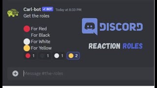 How to create Reaction Roles in Discord [upl. by Ofilia]