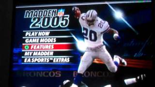 MADDEN 2005 GAMECUBE [upl. by Abocaj]