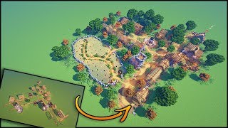 Minecraft Village Transformation but with All Villager Profession Houses [upl. by Assenav]