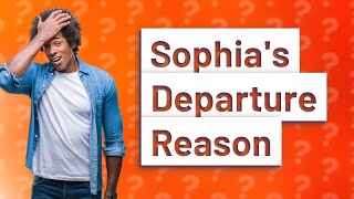 Why did Sophia leave Dance Moms in Season 3 [upl. by Atile]