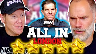 Reacting To Dave Meltzers AEW All In London 2024 Star Ratings [upl. by Ddet]