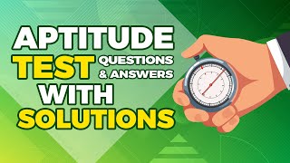 How to Pass Aptitude Test Questions with Answers and Solutions [upl. by Minta]