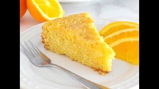 Soft and Moist Orange Cake with Orange Glaze by Cooking with Manuela [upl. by Iroak]