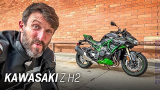 Supercharged Commute 2024 Kawasaki Z H2 Review  Daily Rider [upl. by Clementina]