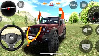 Dollar 😈 Song Modified Mahindra Black Thar  Indian Car Simulator 3d  Android Gameplay [upl. by Onihc]