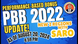 PerformanceBased Bonus PBB 2022 Update II SARO as of August 20 2024 459 PM [upl. by Flanna]