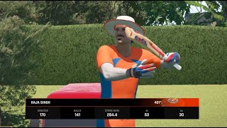 Cricket 24 Career Mode 72 Central Indian championship 50 over match ☆ rajagamingvideos ☆ [upl. by Normak103]