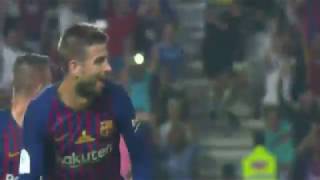 Pique Goal VS Sevilla 11 Spain Super Cup 12082018 1080pHD [upl. by Brubaker437]