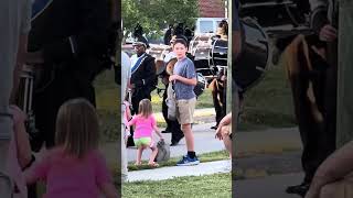 Tristan marching in Homecoming parade 9192024 [upl. by Latsyek]