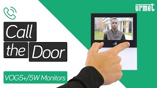 How to Call the Main Entrance Door  Urmet VOG5W amp VOG5 Apartment Monitors [upl. by Fredric]