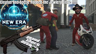 Cleatus And Beetle Juice Hit A Lick On The Jewlery store  Gta Rp New era [upl. by Ruamaj]