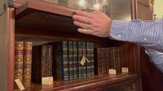 Mahogany Barrister Bookcase with Three Sections Circa 1910 [upl. by Sarine764]