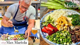 INSALATA DI POLLO AL CURRY con riso e verdure BUONA E COLORATA  Ricetta di Chef Max Mariola [upl. by Randa]