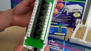 Structured Wiring Data Distribution Modules Cat5e [upl. by Bonn]