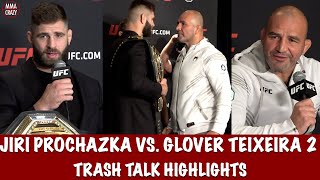 UFC 282 Jiri Prochazka vs Glover Teixeira 2 Trash Talk Highlights [upl. by Giamo]