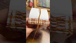 Book Binding Stitching Practice  Book binding process [upl. by Kalil]