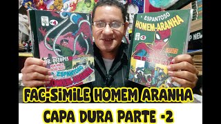 FAC SIMILE CAPA DURA HOMEM ARANHA PARTE 2 [upl. by Errised669]