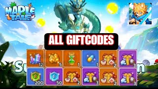 Maple Tale amp All 11 Giftcodes  11 Free Codes Maple Tale  How to Redeem Code [upl. by Hairahcaz96]