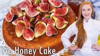 EASY Fig Cake Recipe with Honey NO SUGAR Just Honey for Sweetening [upl. by Leverick952]