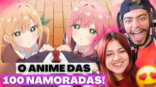 O ANIME DAS 100 NAMORADAS EPISÓDIO 1  REACT CASALZINHO [upl. by Tiffany]