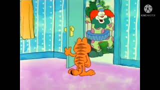 Garfield answers the door to Binky the clown repeating [upl. by Lennor]