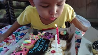 lagu anak selamat ulang tahun tiup lilinnya potong kue nya [upl. by Teufert]