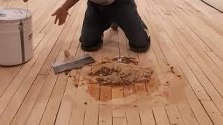 How to make wood floor filler [upl. by Geneva]