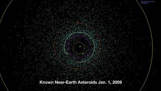 NASA video shows every tracked asteroid since 1998 [upl. by Arolf]