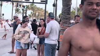 4K SPRING BREAK 2024 FORT LAUDERDALE  LAS OLAS BEACH🏝️ 🇺🇸🌻🇧🇷🏖️🇨🇦 Florida USA 🇺🇸 [upl. by Nita]