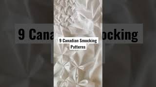 How To Do 9 Canadian Smocking Patterns💕 shorts smocking layers [upl. by Ainslie730]