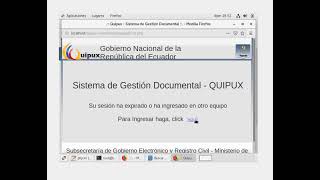 Error Login Quipux SOLUCIONADO [upl. by Oynotna322]