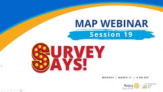 Rotary Membership Action Plan MAP S19 Survey Says Listening to Your Members [upl. by Amaral729]