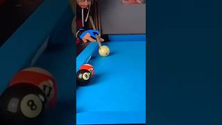 Double kiss shot✅🎱billiards 8ballpool trickshot [upl. by Acalia]