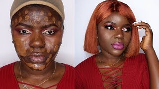 Full Face Makeup Transformation For Melanin Barbie Dilias Empire [upl. by Emelyne]