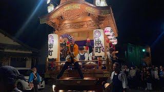 【金曜日】服織田神社祭典仲町屋台 金曜日夜の引き回し其のニ [upl. by Secor]